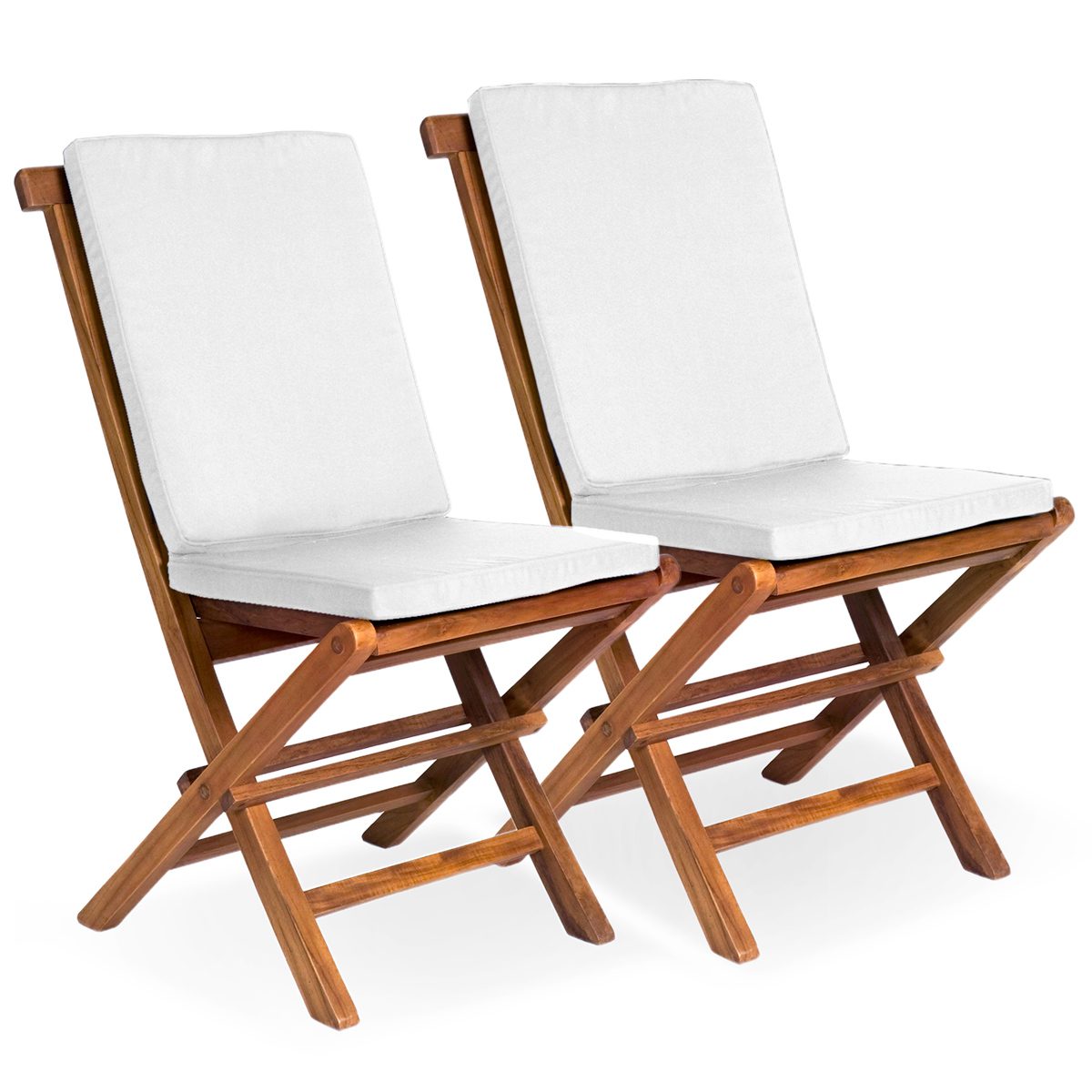 2 piece Teak Folding Chair set